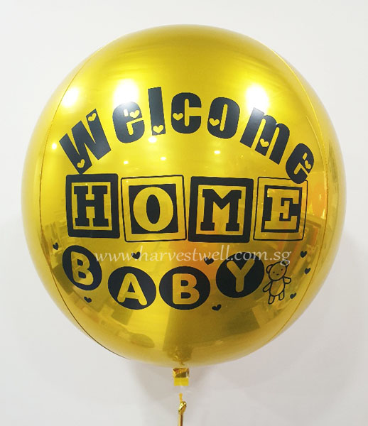 Customize Welcome Home Baby ORBZ Balloon
